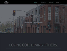 Tablet Screenshot of citychurchsac.org